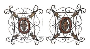 LLR - Ornate Metal Wall Decor (Lot of 2)