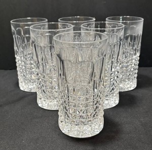 K - Gorham Fairfax Crystal Highball Tumblers (Lot of 6)