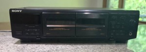 K - Vintage Sony TC-WE405 Stereo Cassette Deck