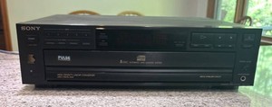 K - Vintage Sony CDP-C315 5-Disc Compact Disc Player