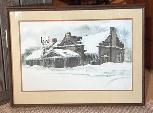 LLR - Dave Riebe Winter Winds Framed Print