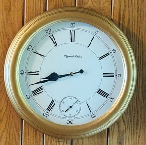H - Plymouth Hollow Decorative Wall Clock