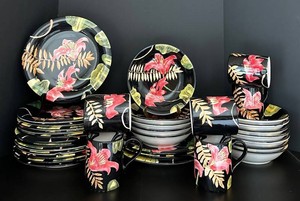 LR - Totally Today Floral Dinnerware Set (34 Pieces)
