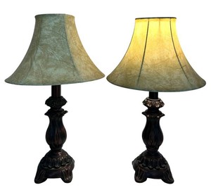 LR - Pair of Accent Table Lamps 17 H