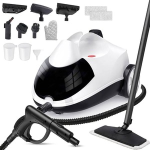 $130 Steam Cleaner 1.5L Steamer, 6-in-1 Multi-Surface with 8 Accessories, UL499 Certified Heavy Duty