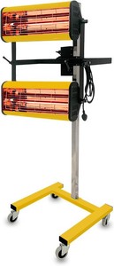 $300 Solary Infrared Paint Curing Lamp, 2100W 110V Short-Wave Paint Heater, Movable & Adjustable
