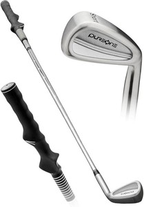 PureGrip Golf Training Aid Club   Right-Handed Swing Trainer with Small Head and Molded Grip