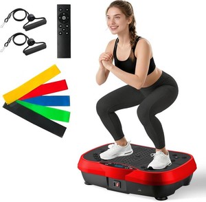 ALSO GO Vibration Plate Exercise Machine, 200 Speeds, 10 Models, 500lb Capacity, LED Display