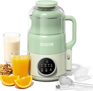 Nut Milk Maker, Soy & Oat Milk with 8 Presets, Auto-Clean, Delay Start, 33oz, Green