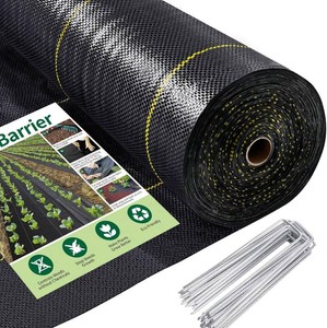 $224 UPGRADE Custom 3ft x 166ft Premium Weed Barrier, 3.5oz Heavy Duty Landscape Fabric Garden Woven Ground Cloth with Superior Permeability Weed Control