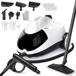 $130 Steam Cleaner 1.5L Steamer, 6-in-1 Multi-Surface with 8 Accessories, UL499 Certified Heavy Duty