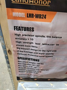 Unused 2026 LandHonor Heavy Duty Wheel Balancer LHR-WB24