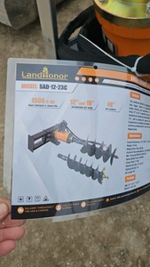 Unused 2026 LandHonor Skid Steer Loader Auger Drives SAD-12-23C