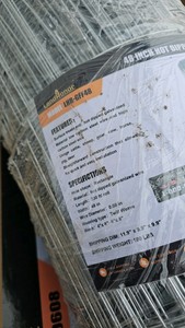 Unused 2026 LandHonor Galvanized Farm Fence LHR-GFF48