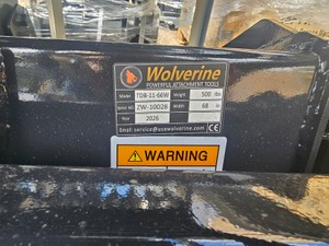 Unused 2026 WOLVERINE Track Duty Bucket TDB-11-66W CE