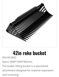 Unused 2026 WOLVERINE Sliding loader sieve shovel M-SB42 CE