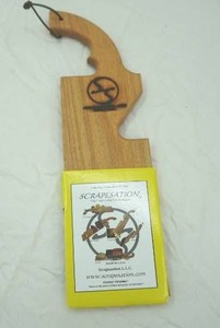 NEW Scrapesation. 5-in-1 BBQ Tool. Solid Oak