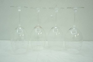 Mikasa Etched Glass Wine Glasses (4ct)