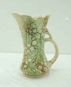 Vintage McCoy Ewer Grapes & Leaves