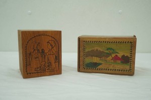 Vintage Toystalgia Inc. Music Box Coin Bank Vintage Japanese Himitsu-Bako (secret puzzle box)