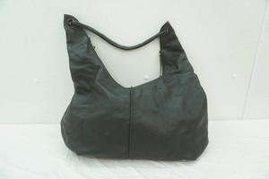 Halston Heritage Black Leather Shoulder Bag