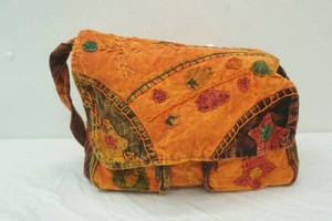 Earth DIvas Corduroy Patchwork Boho Crossbody Bag