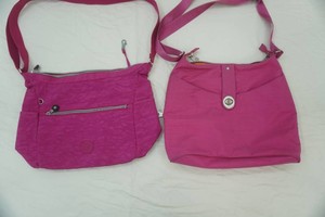 Pink Kipling Alenya Shoulder Crossbody Bag Baggallini Pink Crossbody Bag