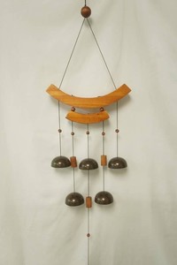 Asian Inspired Bell Wind Chime 36 long