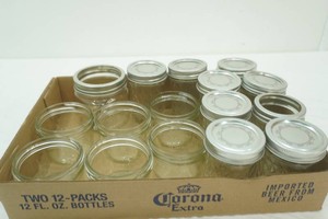 Canning Jars, Some Lids and Rings