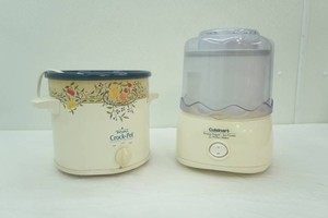 Cuisinart Ice Cream Maker Rival Crock Pot (with lid) 9 diameter by 8.25 tall