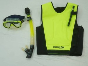 Scubapro Cruiser Snorkeling  Vest, Goggles, Snorkel