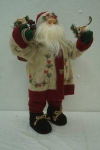 Rustic Santa Claus Figurine Doll 20 tall