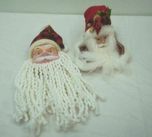 Santa Claus Figurine & Wall Hang