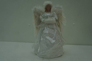 Winter White Angel Tree Topper