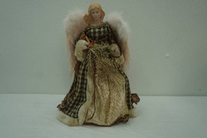 Elegant Winter Angel Tree Topper