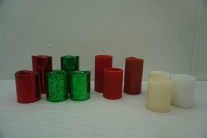 Battery Operated LED Wax Candles & LED Glass Candles