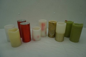 Battery Operated LED Wax Candles