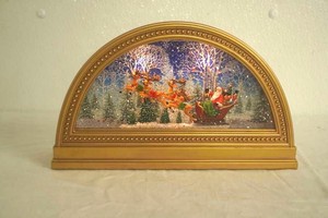 Mantlepiece Snowglobe (lighted)