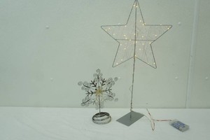 2 metal art stars