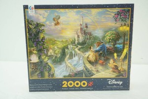 NEW Disney Thomas Kinkade Beauty and The Beast 2000 Piece Puzzle