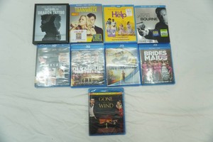 Blu Ray DVD Lot The Girl with The Dragon Tattoo, Bridesmaids, The Help and more (some unopened)