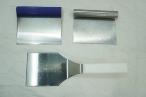 Stainless Steel Grill and Griddle Scrapers & Spatula. NewLike New