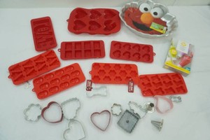 Silicone Molds, Cookie Cutters, Elmo Mold and more