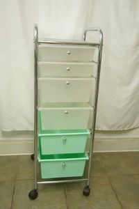 Rolling Cart With 6 Drawers