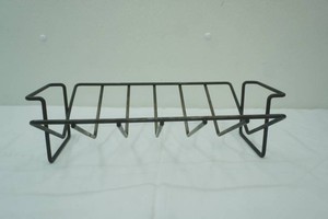 Metal Rack for Cookie Sheets and Cutting Boards. Cupboard Storage