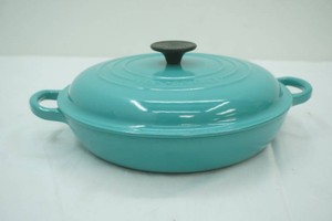 Le Creuset Enameled Cast Iron Pan with Lid