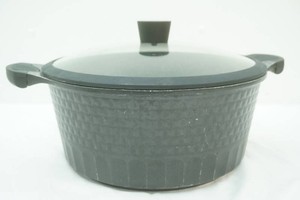 Palm Restaurant Cast Aluminum Large Pot with Lid