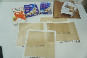Silicone Baking Matts, Reynolds Cookie Baking Sheets, Instant Peel Gloves