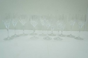 Mikasa Petit Points Water Goblets (6) Cristal DArques Durand Glass Water Goblets (4) Mikasa Arctic Lights Iced Tea Glass(2)