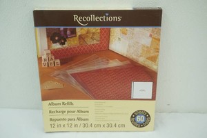 NEW 12x12 Scrapbook Album Refill Pages